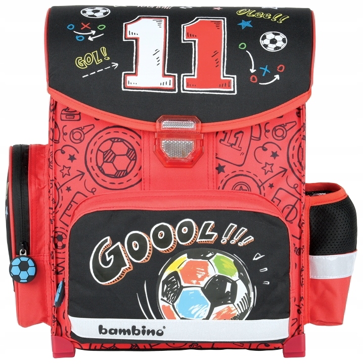Premium školský batoh 14” FOOTBALL s mnohými funkčnými vreckami a komfortnými prvkami